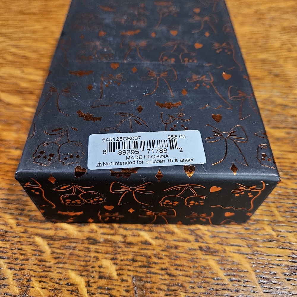 Betsey Johnson Black Cat and Moon Charm Keychain NIB - Picture 5 of 7